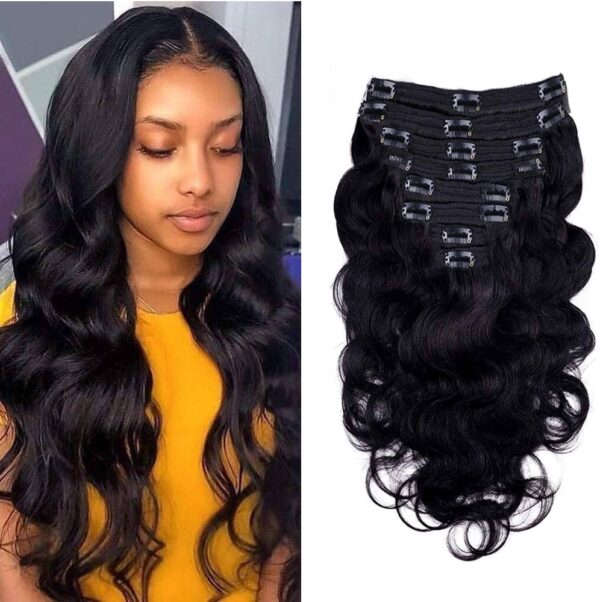 Clip-In Hair Extensions(7 pcs) 300g  – 100% Virgin Human Hair