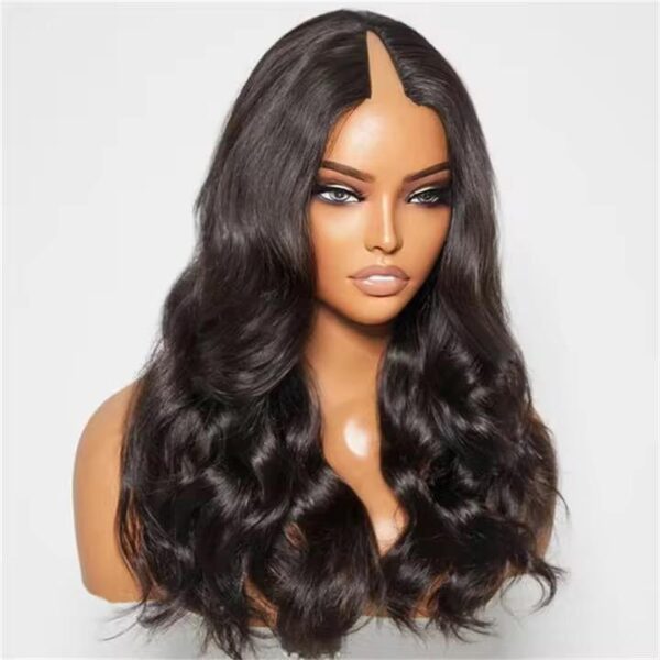 U/V Middle Part wig 300g – Extra Full Virgin Human Hair