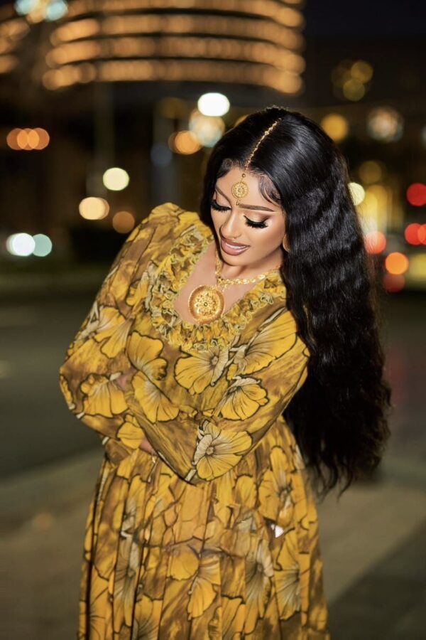 Custom-Made Ethiopian Traditional Dress – Tailored to Your Size